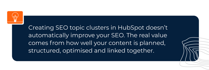 Creating SEO topic clusters