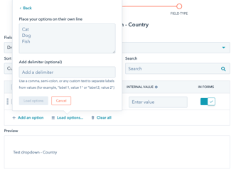 HubSpot property type examples dropdown 4