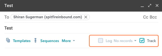 Track Log emails in HubSpot